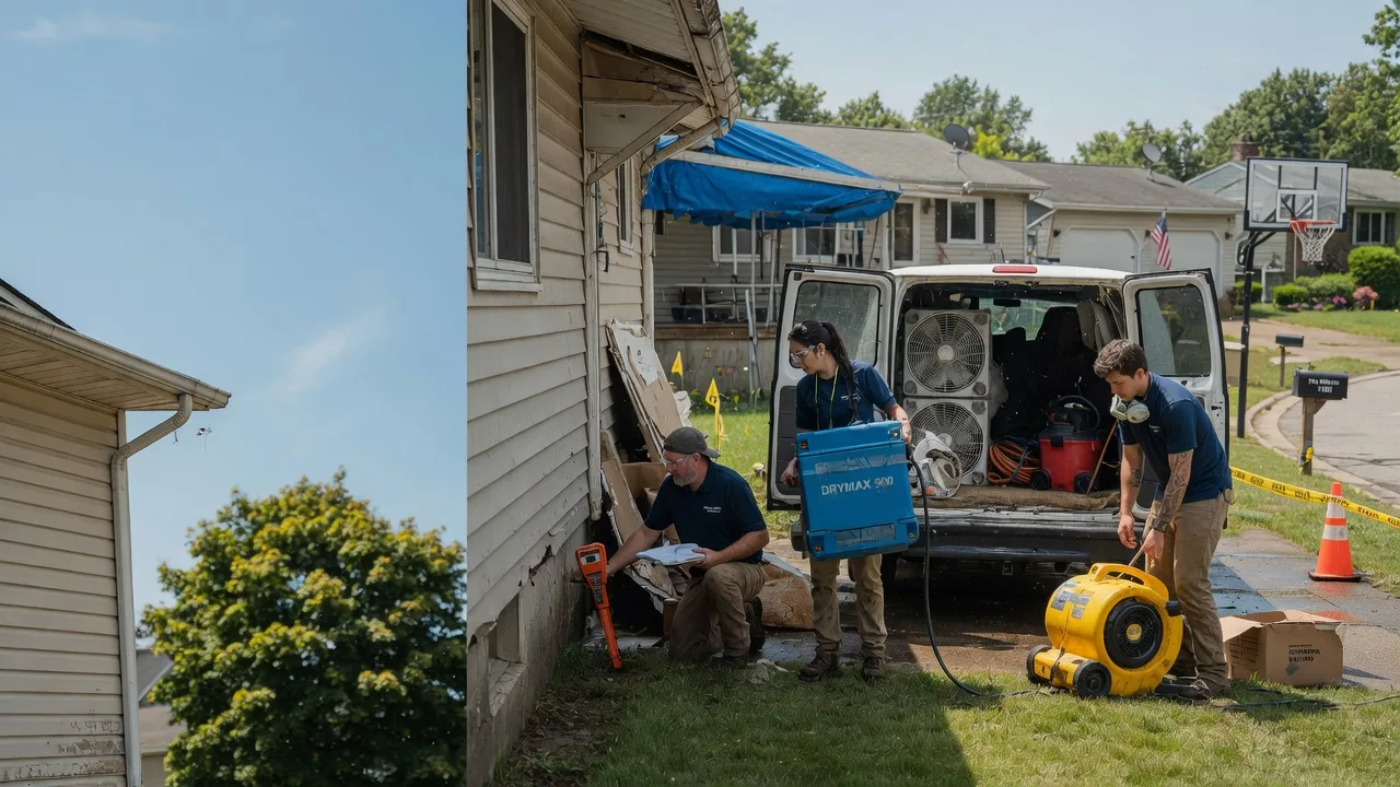 Ceiling Leak Cleanup in Spring Glen, PA near me